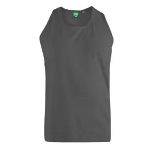 Image of Duke Mens Fabio-2 Kingsize Muscle Vest (8XL) (Charcoal Melange)