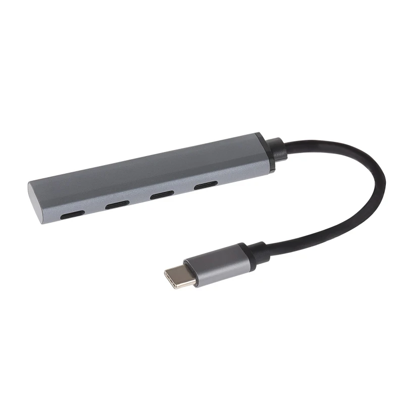 Image of Maplin USB-C Charging and Connectivity Hub to 4x USB-C Ports with 13cm