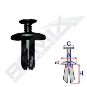 Image of ROMIX Clip TOYOTA C10079
