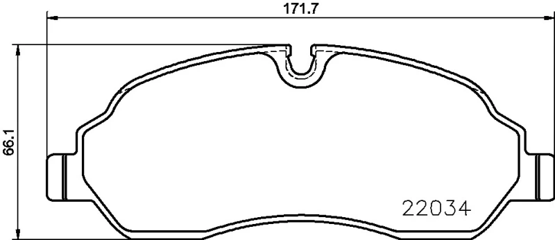 Image of BREMBO Brake pad set BREMBO P 24 171G