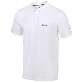 image of Regatta Sinton Coolweave Jersey Polo Shirt - White