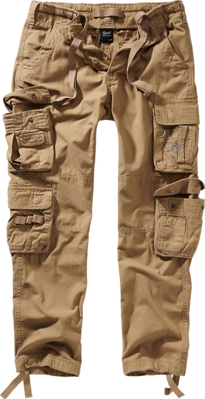 Image of Brandit Pure Slim Fit Trousers Cargo Trousers beige XL Men