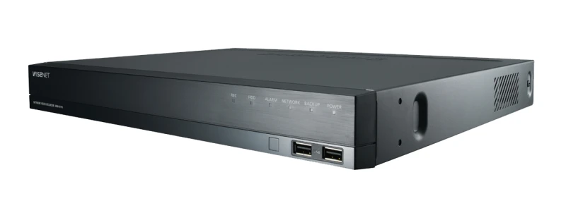 Image of Hanwha XRN-820S network video recorder Black