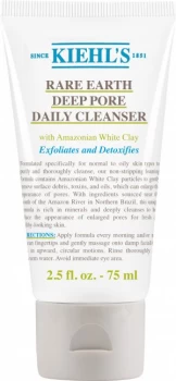 Image of Kiehl's Rare Earth Deep Pore Daily Cleanser 75ml