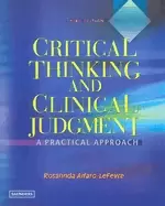 Image of critical thinking and clinical judgment a practical approach