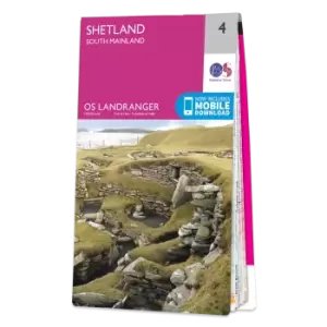 image of Map of Shetland - South Mainland