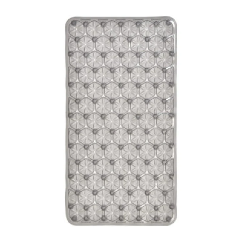 Image of Showerdrape Laguna Anti Slip Grey Pvc Bath Mat 68Cm X 37Cm