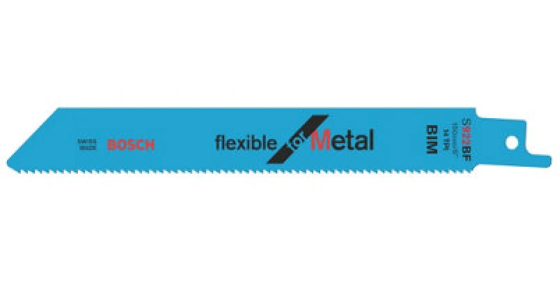 Image of Bosch S922BF Metal Cutting Reciprocating Sabre Saw Blades 2608656037 Pack Qty: Pack of 2