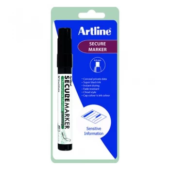 Image of Artline Secure Redacting Marker Black EKSC4-C1