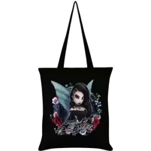 Image of Hexxie Keep Out Of Direct Sunlight Tote Bag (One Size) (Black) - Black