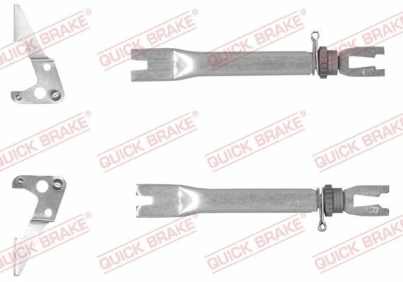 Image of QUICK BRAKE Brake shoe adjuster QUICK BRAKE 102 53 027