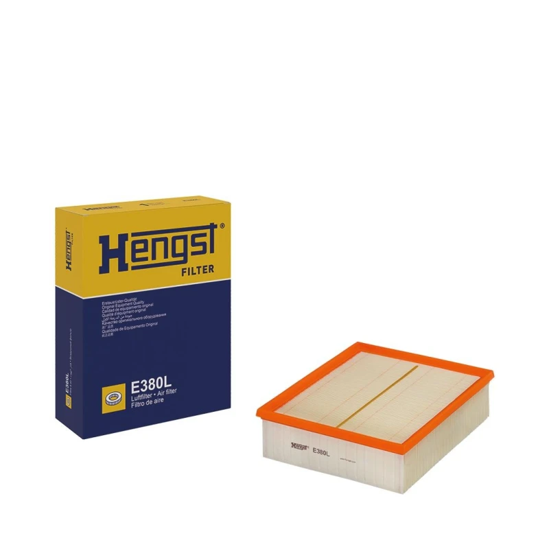 Image of HENGST FILTER E380L Air filter Filter Insert Air Filter (8)