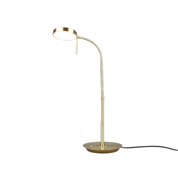Image of Monza Modern Desk Task Lamp Brass Matt 2300-3000-4000K