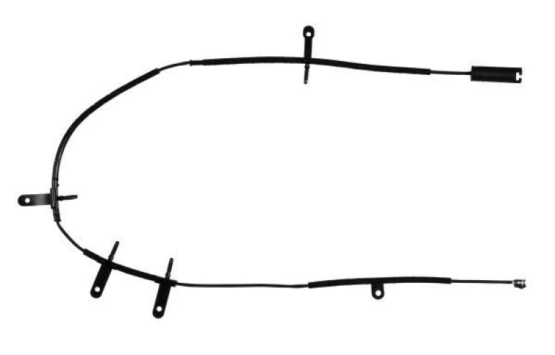 Image of HELLA Brake pad wear sensor HELLA 8DK 355 250-631