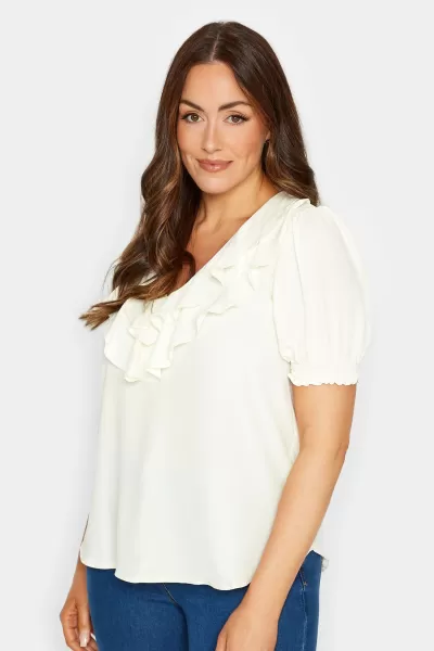 Image of Frill Front Blouse
