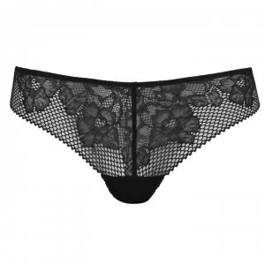 Image of DKNY Soft Tech Thong - Black