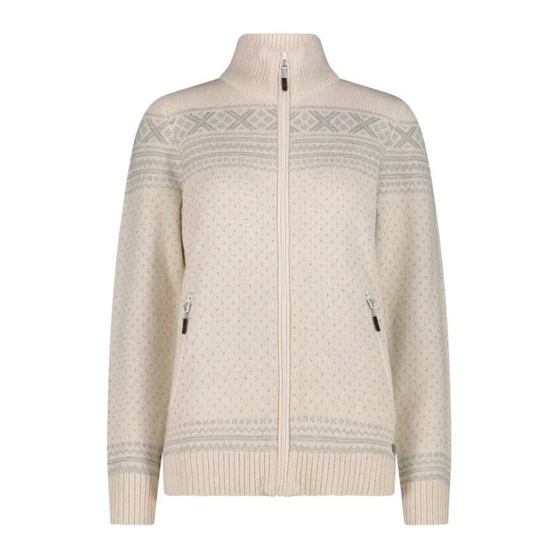 Image of CMP Womens zip-up sweater CMP Blanc Female S