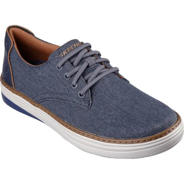 Image of Skechers Mens Hyland - Ratner Slip On Canvas Shoes UK Size 9 (EU 43) NAVY SKE2266-NVY-9