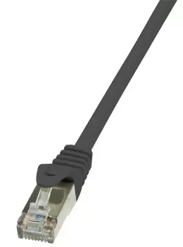 image of LogiLink Cat.6 F/UTP, 5m networking cable Black Cat6 F/UTP (FTP)