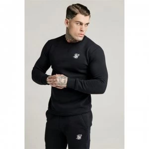 image of SikSilk Crew Sweat - Black