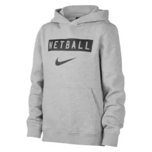 Image of Nike England Netball Swoosh OTH Hoodie Juniors - Grey