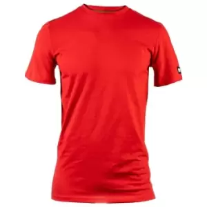 Image of Caterpillar Essentials Short-sleeve T-Shirt Hot Red - XL