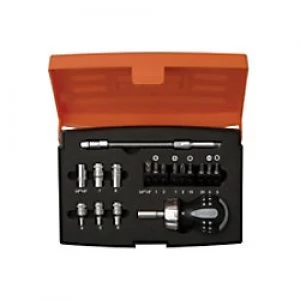 Bahco 808050S-18 Stubby Ratchet Screwdriver 18 Piece Set