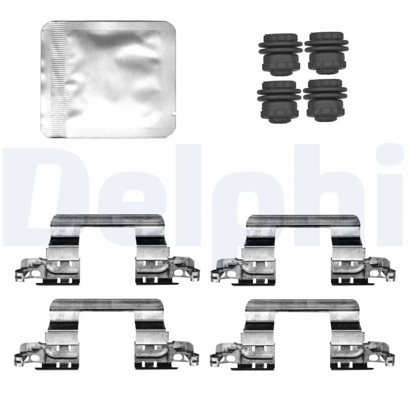 Image of DELPHI Brake pad fitting kit DELPHI LX0832