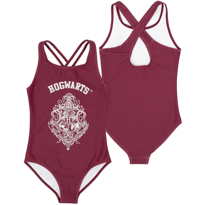 Image of Harry Potter 1 Piece Swimming Costume Purple