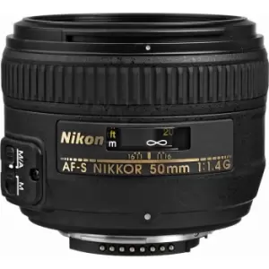 image of Nikon AF&#45;S NIKKOR 50mm f&#47;1&#46;4G &#45; 2 Year Warranty &#45; Next Day Delivery