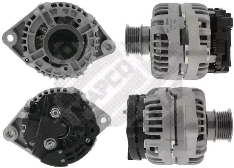 Image of MAPCO 113802 Generator Alternator Charging Current: 100A, Voltage: 14V Alternator (4)