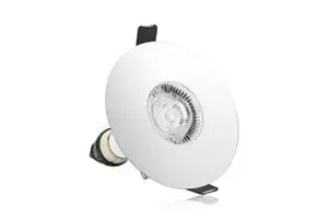 Image of Integral Evofire IP65 Round Chrome 70-100mm Cutout Downlight with GU10 Holder - ILDLFR70D021