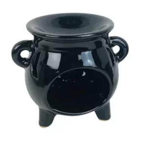 Image of Large Black Cauldron Oil Burner