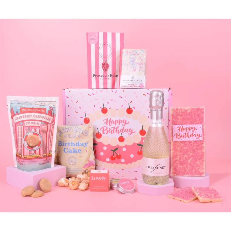 Image of Spicers of Hythe The Luxe Happy Birthday Prosecco Gift Set Multi unisex One Size