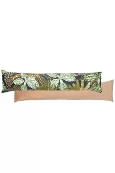 Image of Mogori Abstract Leaves Printed Draught Excluder Cover