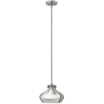 Image of Elstead - Hinkley Congress Dome Pendant Light 1x E27 Chrome