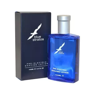 image of Blue Stratos Pre Electric Shaving Lotion For Him 100ml