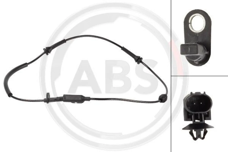 Image of A.B.S. ABS sensor A.B.S. 33015