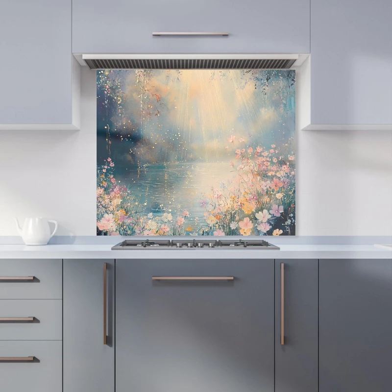 Image of Designer Kitchen Splashbacks Ava Sterling: 00024 Kitchen Splashback Size: 600mm x 750mm Multicolor Unisex 600mm x 750mm