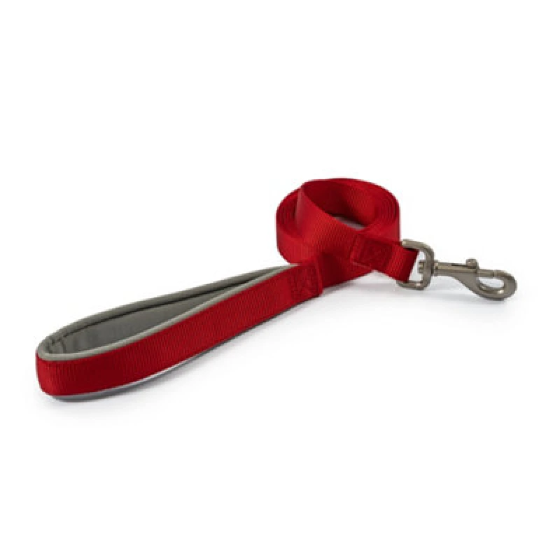 Image of Ancol Viva Reflective Rope Dog Lead Red