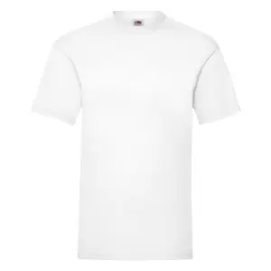 Image of Fruit Of The Loom Mens Valueweight Short Sleeve T-Shirt (2XL) (White)