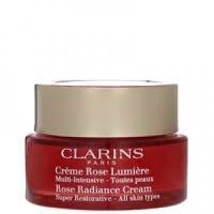 image of Clarins Super Restorative Rose Radiance Cream 50ml