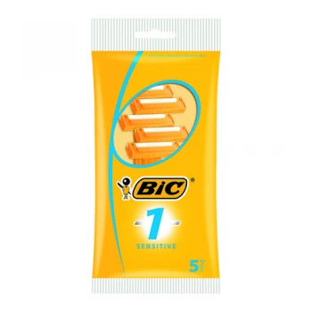 Bic 1 Sensitive Single Blade Shavers Pack of 200 838521