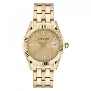 image of Gents Greca Time Champagne Watch VE3K00522