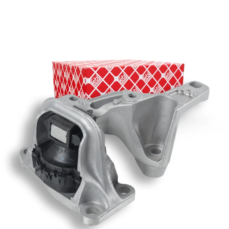 Image of FEBI BILSTEIN 32774 Engine mount Right, Hydro Mount Elastomer Engine Mounting (247)