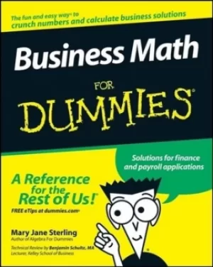 Image of Business math for dummies by Mary Jane Sterling