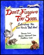 Image of dont forgive too soon extending the two hands that heal