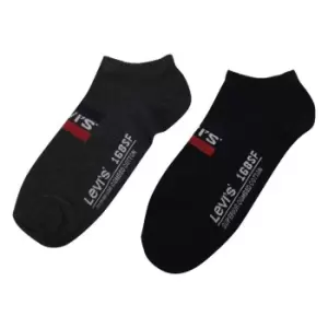 image of Levis 2 Pack Sport Logo Socks - White