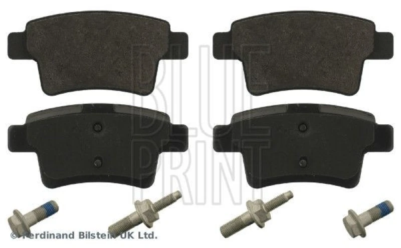 Image of Blue PRINT Brake pad set Blue PRINT ADP154215