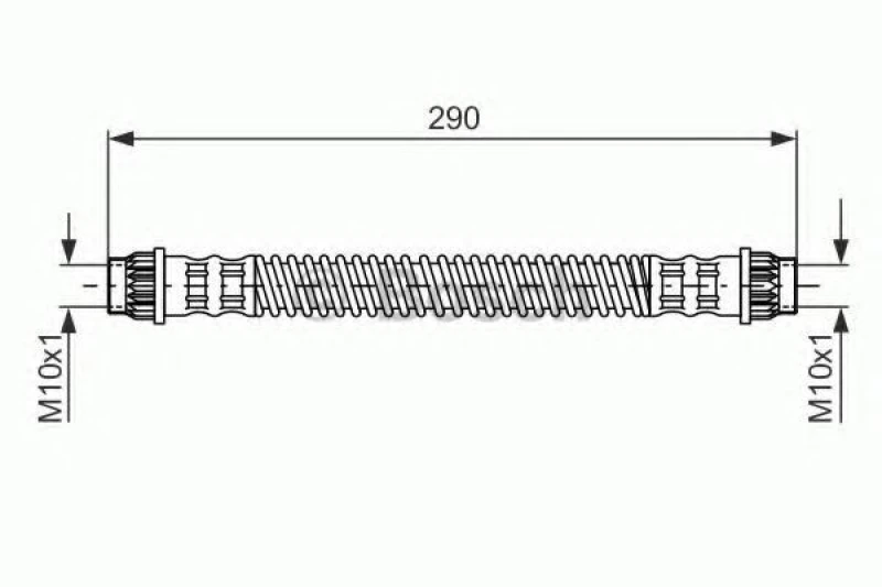 Image of Brake hose Bosch 1 987 476 702